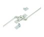 2-Point Rod Lock Type B, Right Hand, 2310 mm, Zinc Plated Steel