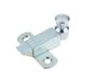 Pressed Steel End Slam Bolt, 56 x 50 mm, Zinc Plated, Nose Up