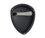 Recessed Locking Lever Handle, Keyed Alike, 165 x 165mm, Black Dish