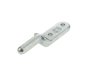 Tailboard Gudgeon Pin, Bolt-On, Ø12.5 x 42mm, Zinc Plated Steel