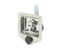 Recessed Drop T Latch, Right Hand, Locking Keyed Alike, Stainless Steel