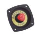 Recessed Emergency Stop Switch, 127 x 127 x 19 mm, Glass-Filled Nylon