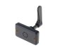 Recessed Door Retainer Black, 78 x 45 x 13 mm, M8 x 44 mm Pin