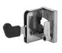 Anti-Burst Single Rotor Latch, Left Hand, Horizontal Release, Zinc Plated