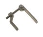 Ramp Fastener Assembly, M12 x 86.5mm Thread, Self Colour Mild Steel, 125mm