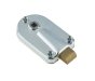 Right Hand Slam Lock, No Handle, No Safety Catch - Zinc Plated Steel
