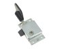 Slam Lock With Handle, Left Hand, Zinc Plated Steel, 8mm Square Drive