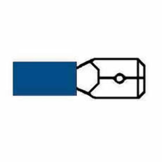 Blue Pre-Insulated Blade Terminals - 6.30mm (Pack of 1000) - 3-001-13