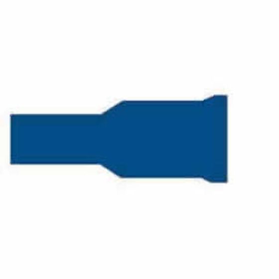 Blue Pre-Insulated Receptacle Terminals - 5.00mm Pack of 100 - 2-001-31