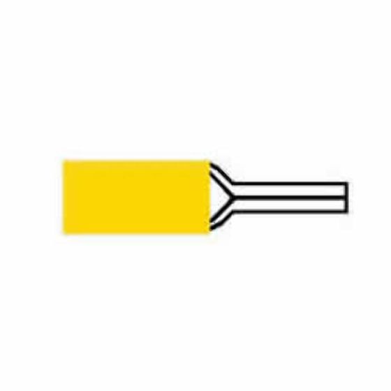 Yellow Pre-Insulated Pin Terminals - 2.90mm (Pack of 1000) - 3-001-44