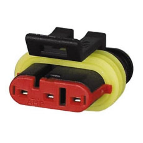 Superseal 1.50mm Female Receptacle Housing - 3 Way - Kit - 0-011-63