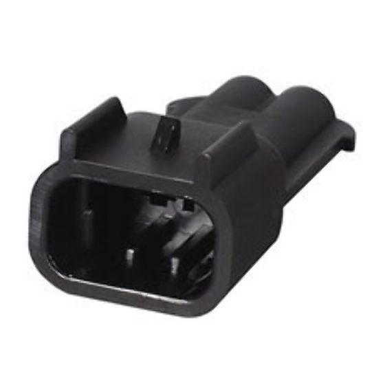 Delphi Type 2.80mm Male Blade Housing - 2 Way - Each - 0-011-72