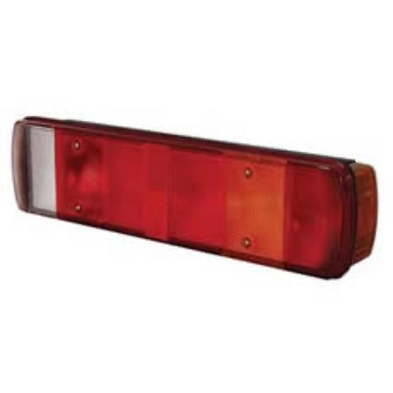 8 Function Rear Combination Lamp for Scania - S/T/DI/Fog/Ref/SM/Rev/NPI - left hand - Each - 0-069-01