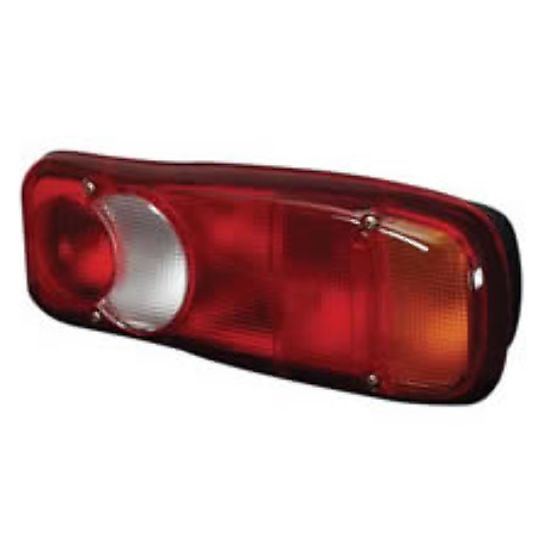 6 Function Universal Rear Combination Lamp - S/T/DI/Fog/Rev- with Socket, without Reflector - Each - 0-071-01