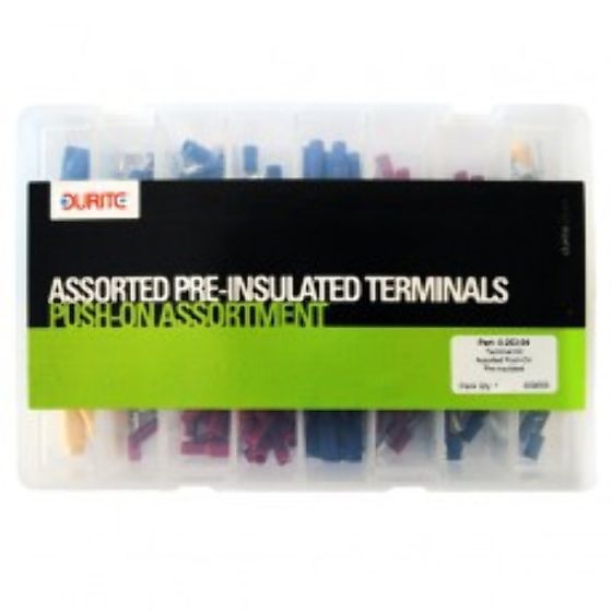 Assorted Pre-insulated Push-on Terminals - 0-203-04