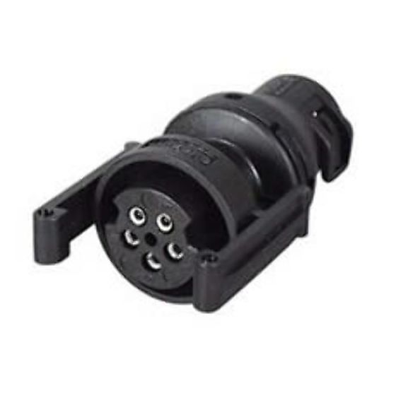 DIN Female Black Nylon Connector for 10NW Tubing - 5 Way - Each - 0-326-56