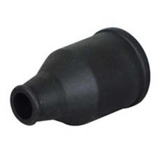 Black PVC Conduit End Cap for Convoluted Tubing - 22NW Single Outlet - PK 10 - 0-326-93