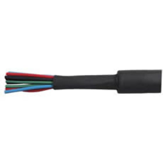 Black Heat-shrink Polyolefin Tubing - 4.8mm x 5m - 0-333-04