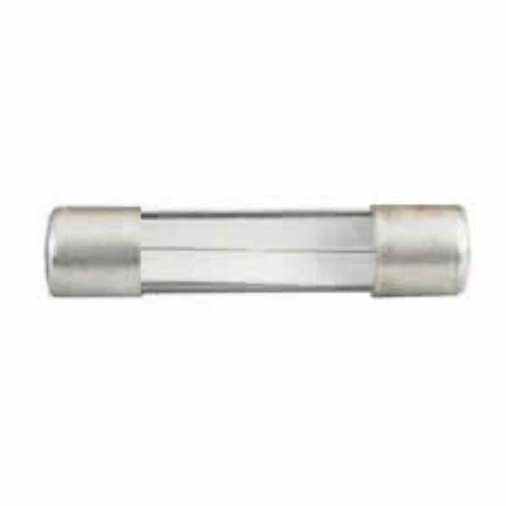 25mm Flat-Ended Glass Fuse - 4A Continuous 8A Blow - Box 200 - 3-354-08