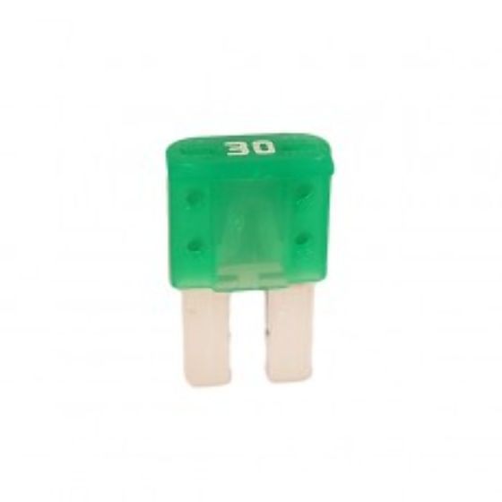 30A Green Micro 2 Blade Type Fuse - Pack of 10 - 0-376-83