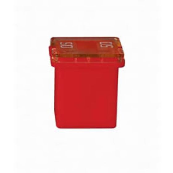 Red Low Profile JCASE Female Cartridge Fuse - 50A - Each - 0-379-19