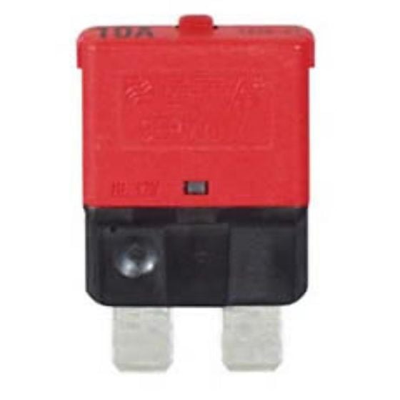 Blade Fuse Type Manual Reset Circuit Breaker - 6A, 12/24V - Each - 0-380-06