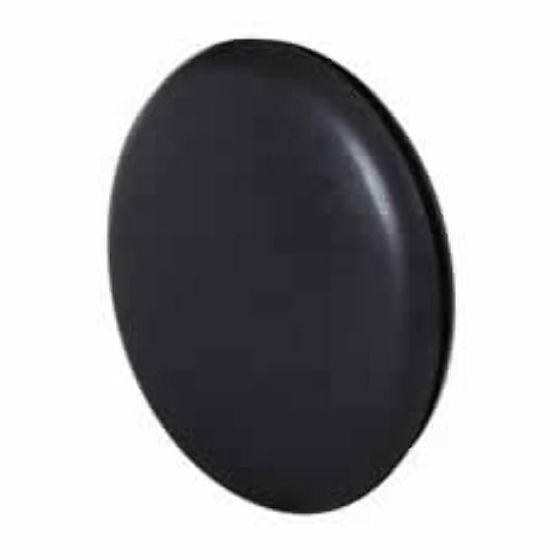 Black PVC Blanking Grommets for 15.87mm diameter hole Pack of 100 - 0-452-26