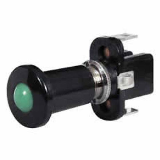 Green Illuminated Push/Pull Switch - 12V - Each - 0-597-04