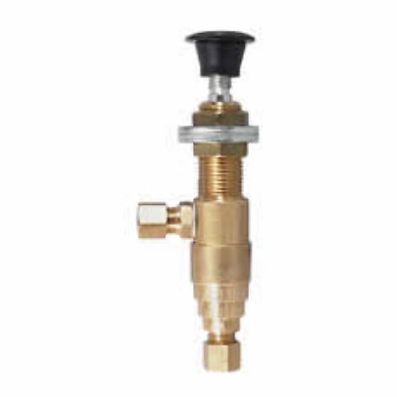 Brass Foot-Operated Air Valve for Commercial Air Horns - Each - 0-642-90