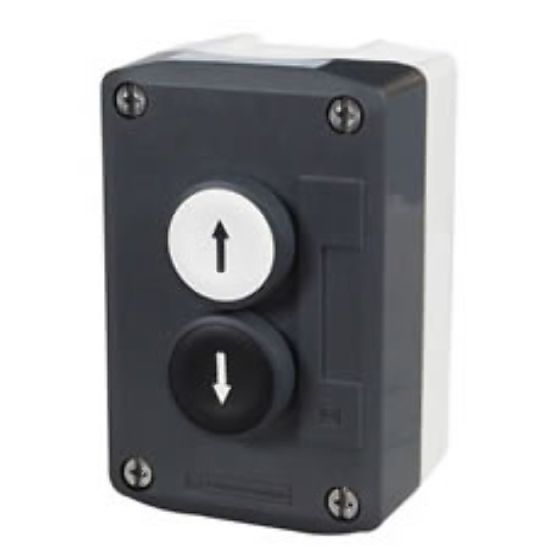 2 Push Button Control Box single pole, normally open contacts - Each - 0-657-02