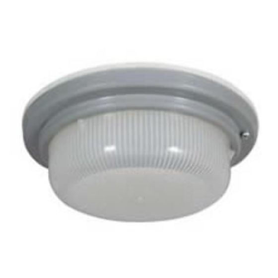 Grey Plastic Roof Lamp Traditional “jelly mould” style commercial lamp - Each - 0-667-50