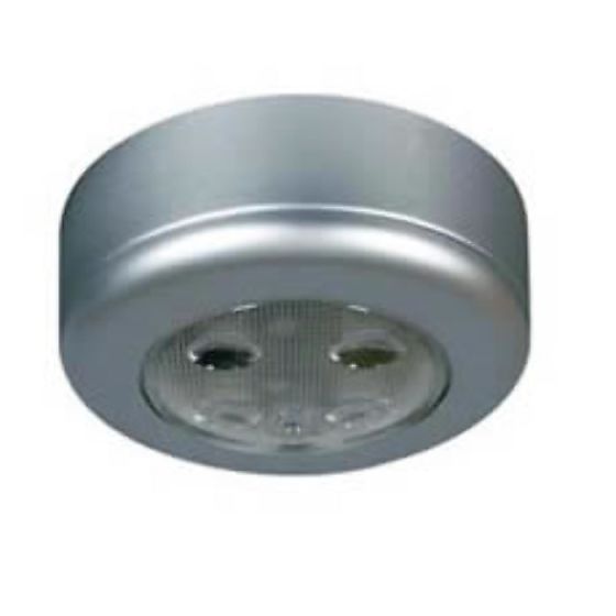 Silver LED Roof Lamp with Switch - 12/24V - Each - 0-668-04