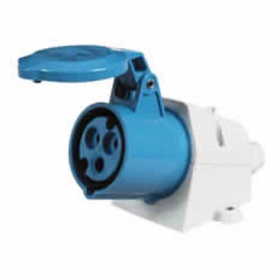 16A 230V Blue Surface-Mounted Socket - Each - 0-684-69