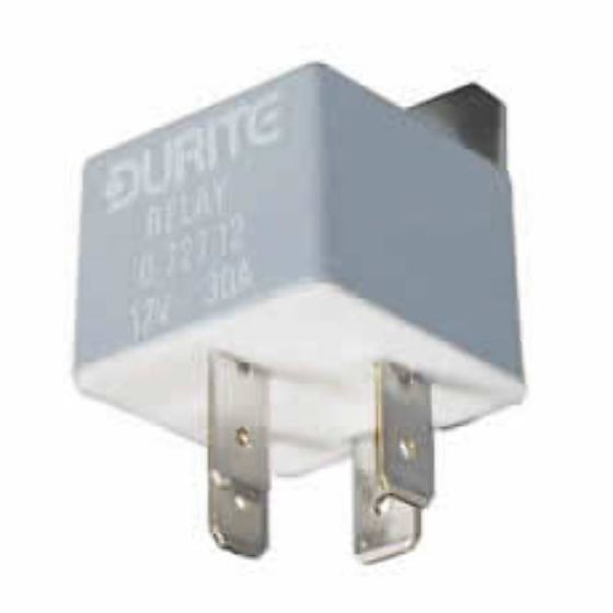 12V Mini Make/Break Relay - A Type Termination, with Diode - 40A - Each - 0-727-64