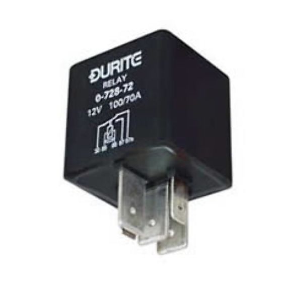 12V Mini Extra Heavy Duty Change Over Relay - 80/100A - Each - 0-728-72