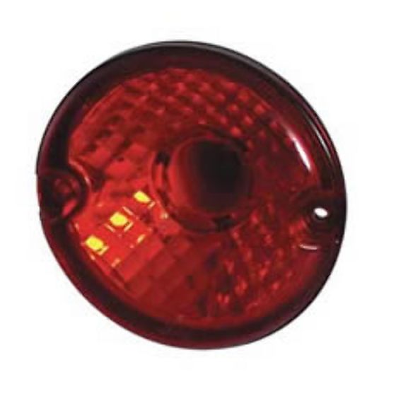 Stop/Tail Lamp with Opticulated Reflector - 95mm diameter, IP67 - Each - 0-767-28