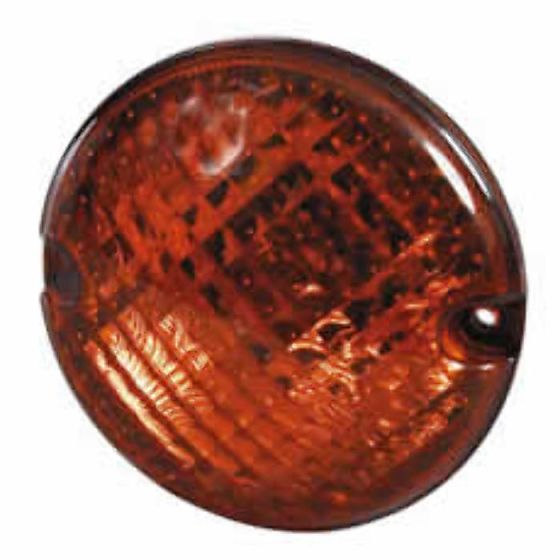 Front Direction Indicator Lamp with Econoseal Plug - 95mm diameter, 12V 21W Bulb - Each - 0-768-06