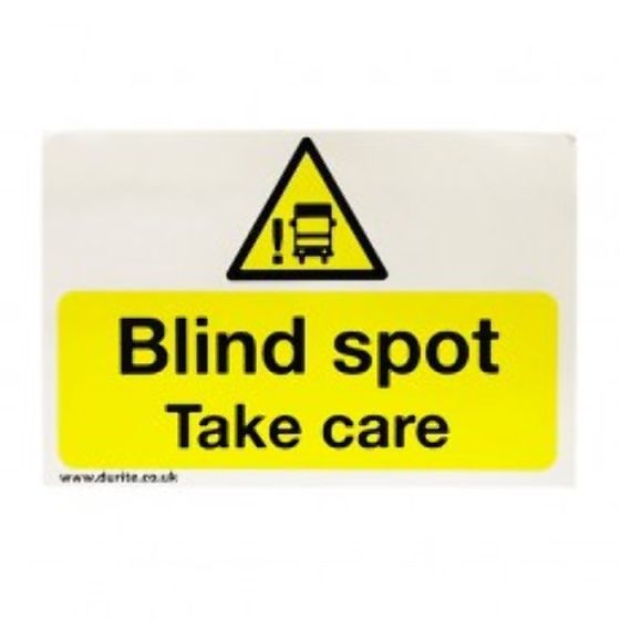 Blind Spot Safety Sign (FORS Bronze) - Landscape - Each - 0-870-50