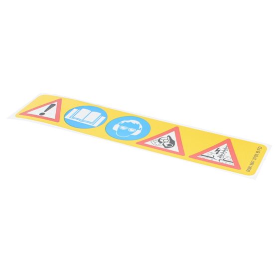 Warning Pictogram Bt for Stihl BT360, BT121 Earth Augar - OEM No. 0000 967 3703