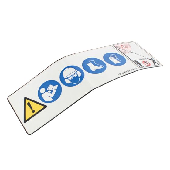 Warning pictogram HT for Stihl HT 100, HT 102 Pole Pruners - OEM No. 0000 967 7319