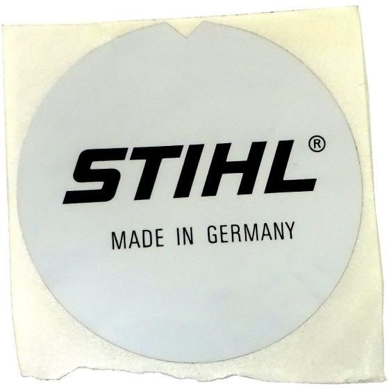 Nameplate Made In Germany for Stihl FR85T, FR85 - 0000 967 2128