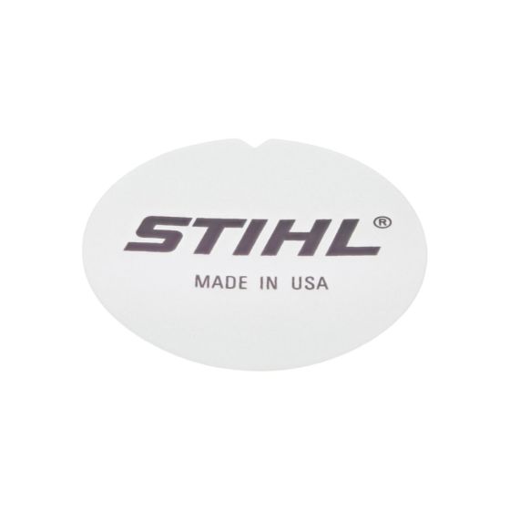 Nameplate for Stihl FS75, FS80, FS80R, FS85, FS85R Brushcutter - 0000 967 2129