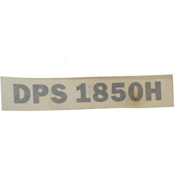 Label for Wacker DPS 1850 H Plate Compactor - 0108285