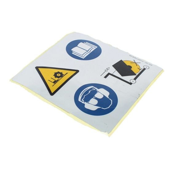 Decal for Wacker BFS100 Floor Saws - 0125778