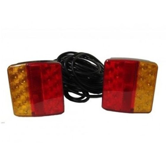 Magnetic 12v LED Trailer Light and Cable Assembly