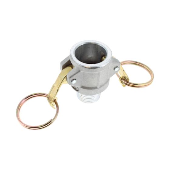 1/2" Type B Aluminium Camlock X BSPT Male Coupling