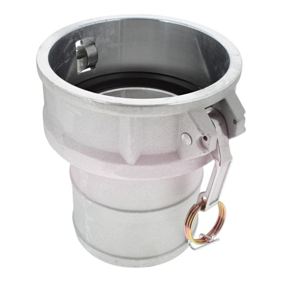 4" Type C X Hosetail Aluminium Camlock Coupling