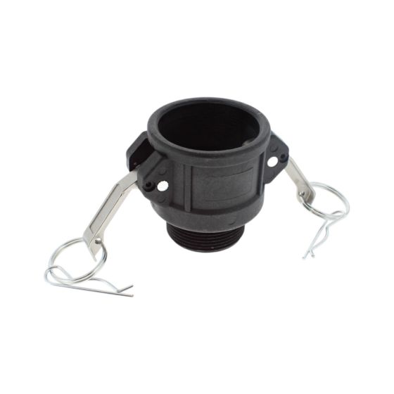 1.1/2" Type B X BSPT Male Polypropylene Type B Camlock Coupling