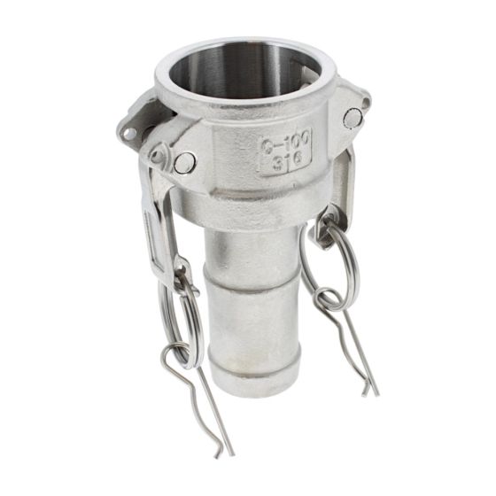 1" Type C Camlock X Hosetail Stainless Steel