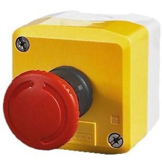 Emergency Stop Push Button - Single Pole, Normally Closed